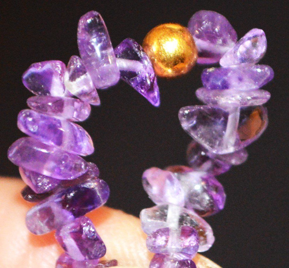 Anelli: Ring A-927 – Amethyst – Elastisch – Nuovo e nell'imballaggio originale da Goldiwil (Thun) venduto da han_v5b7 3