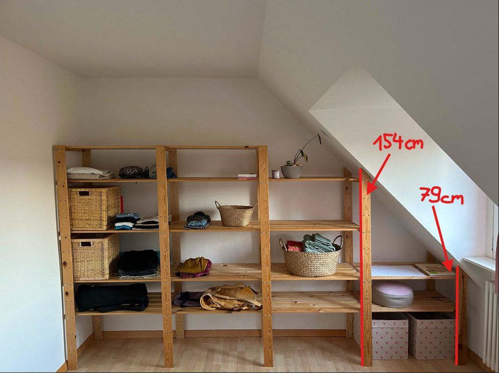 Ikea Scaffali: HEJNE 4 Elem/Regal (Dachschräge) – Usato da Zürich venduto da ziska09 3
