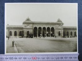 BASEL CENTRALBAHNHOF ZWISCHEN 1895 + 1902 REPRO AK BS