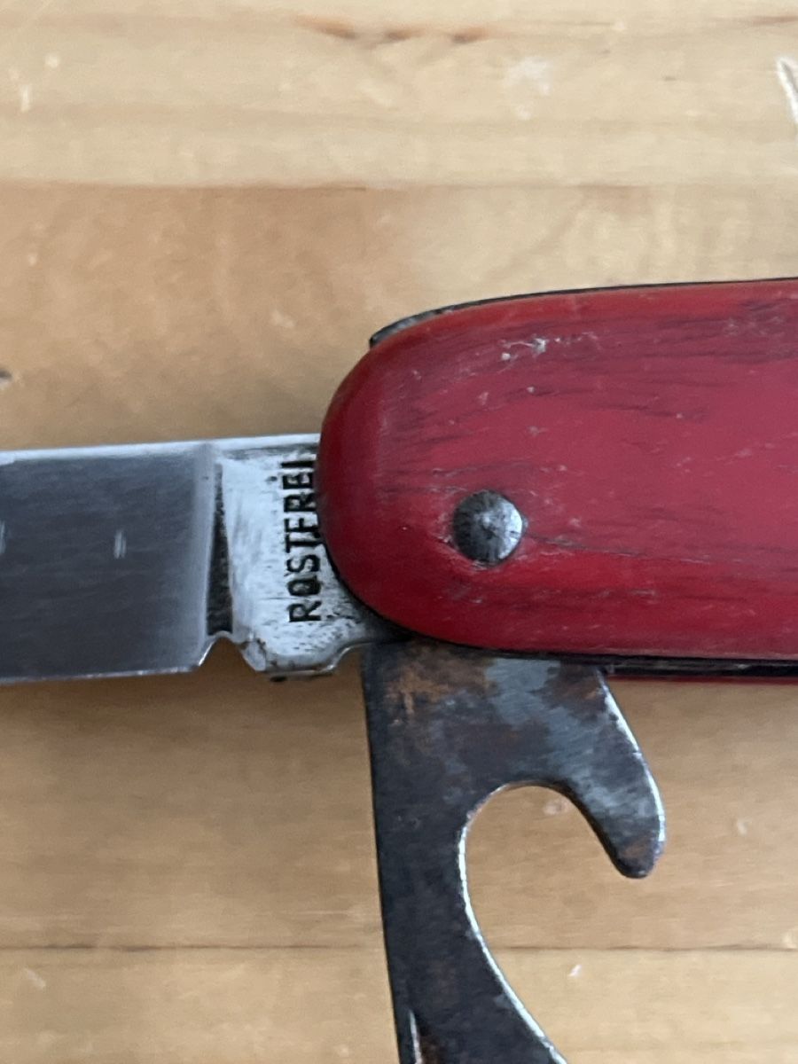 Coltelli tascabile: Vintage Taschenmesser rot – Usato da neuenhof venduto da cocoros 6