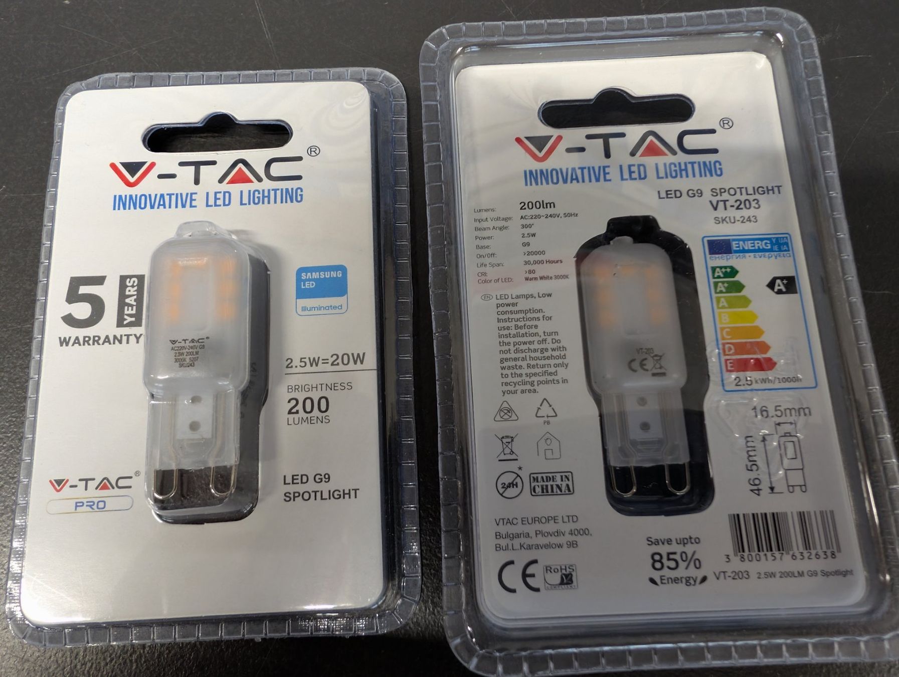 Lampade: Lagerabverkauf LED Leuchtmittel G9 – Nuovo e nell'imballaggio originale da Aarau venduto da Santec 4