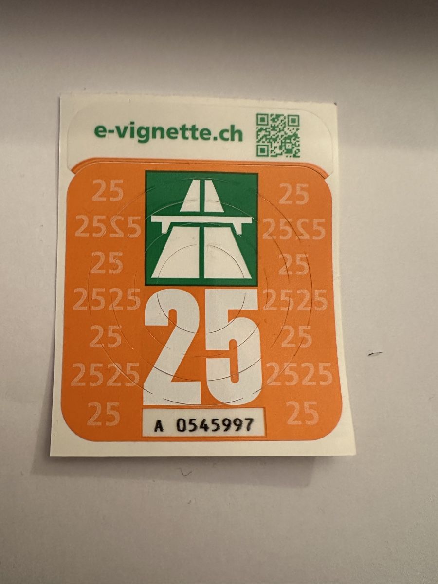 Autobahnvignetten: Autobahn Vignette 2025 – Neu und originalverpackt aus Steinhausen von