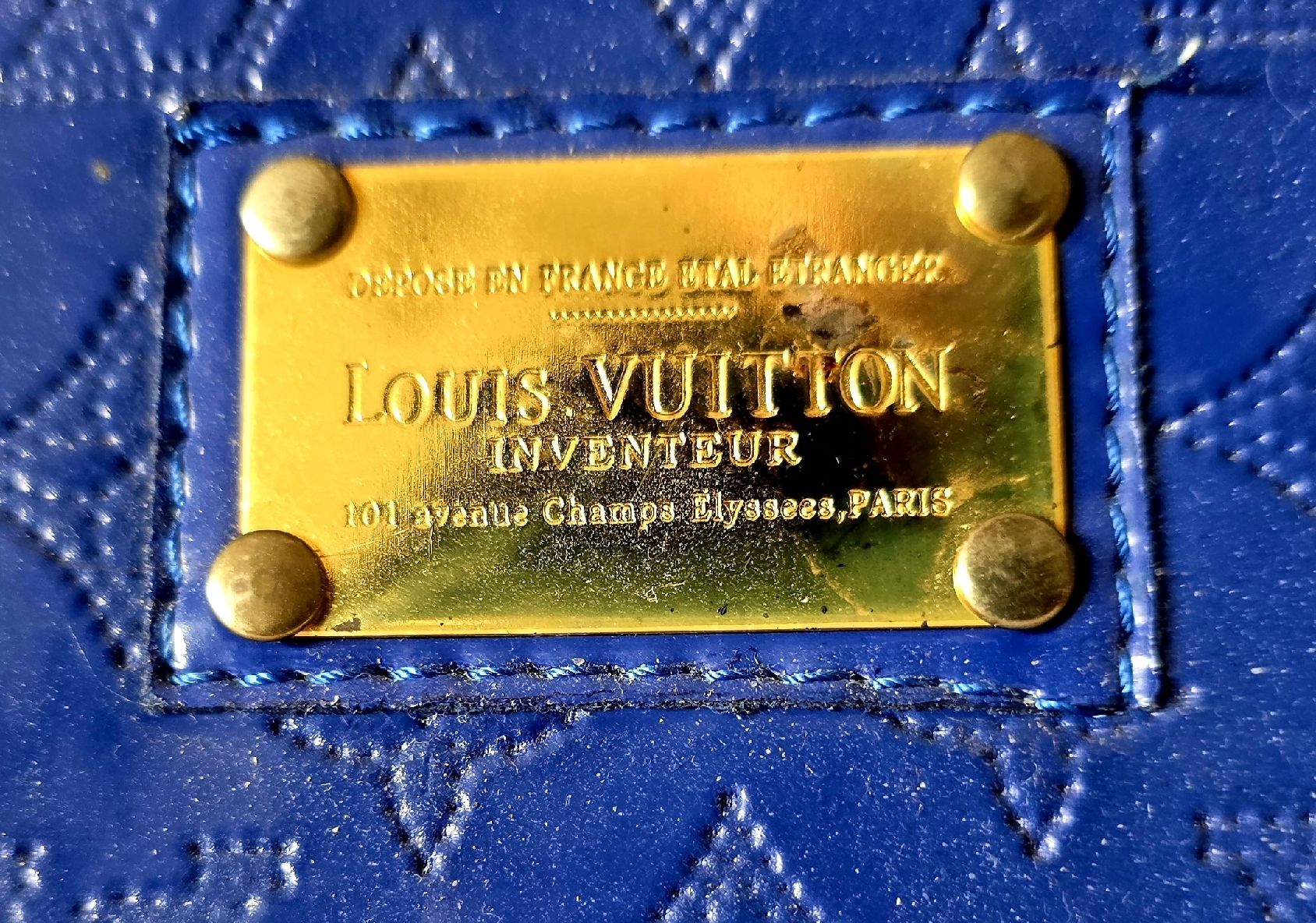 Louis Vuitton Borse da donna: Louis Vuitton tasche Blau – Usato da wetzikon venduto da Bestedienste 1