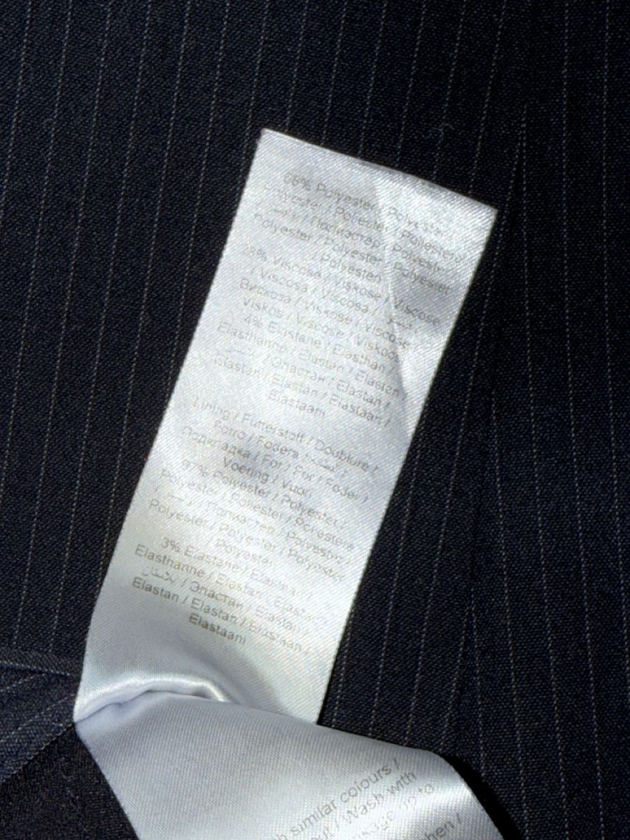 Pantaloni: gestreifte Damenhose, Dunkelblau,, Grösse 36 – Nuovo (secondo la descrizione) da Meggen venduto da BertaundAnton 3