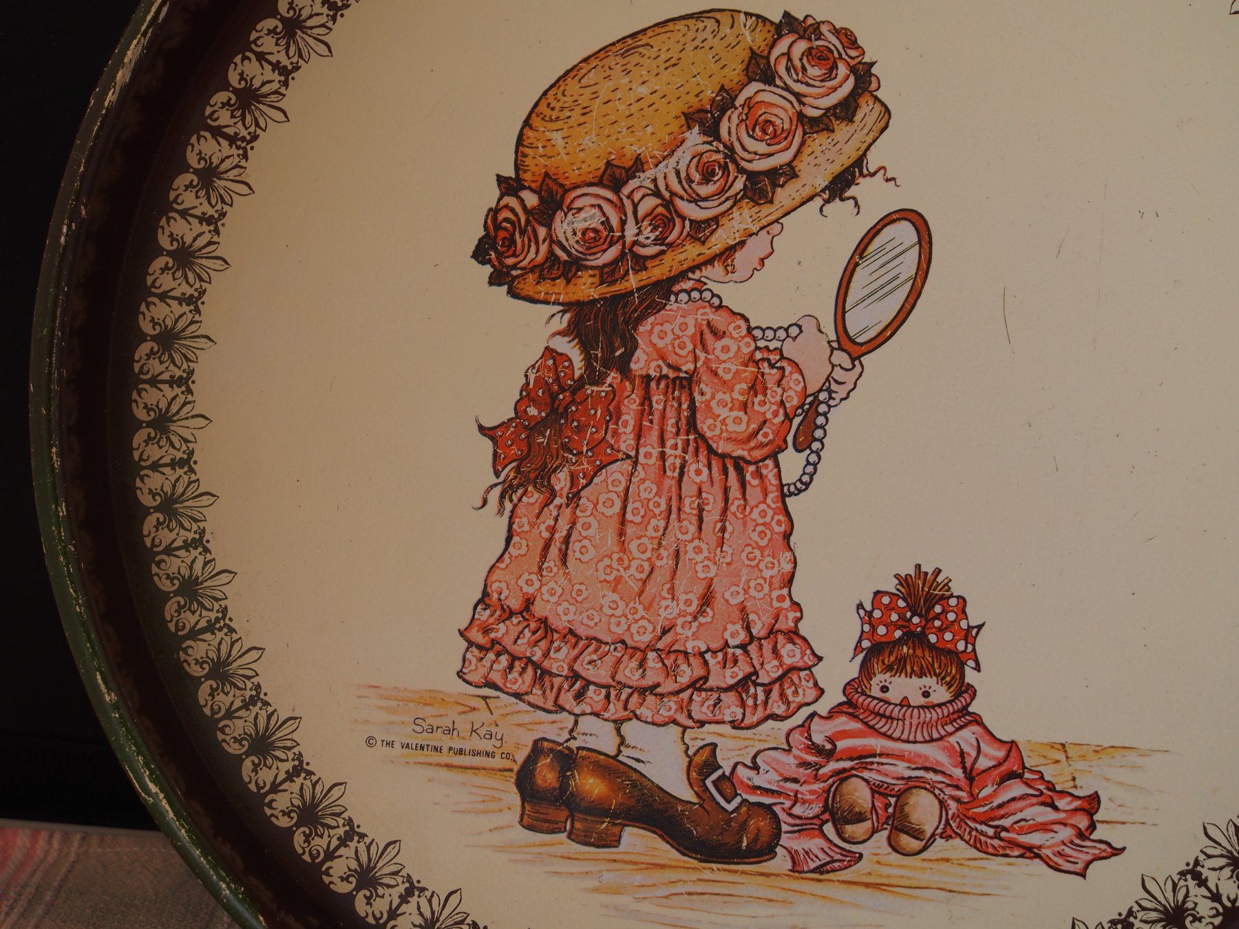 Plateaux: plateau Sarah Kay vintage – D'occasion à Ovronnaz par Etagne68 1