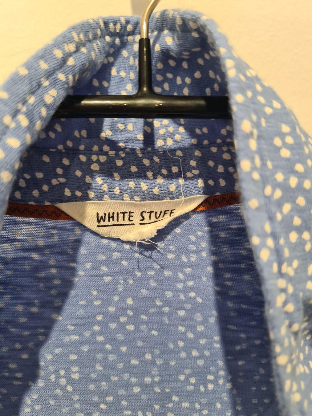 Camicette: White Stuff Bluse, Gr. 38, hellblau/weiss gepunktet – Usato da Adligenswil venduto da FriedasWelt 1