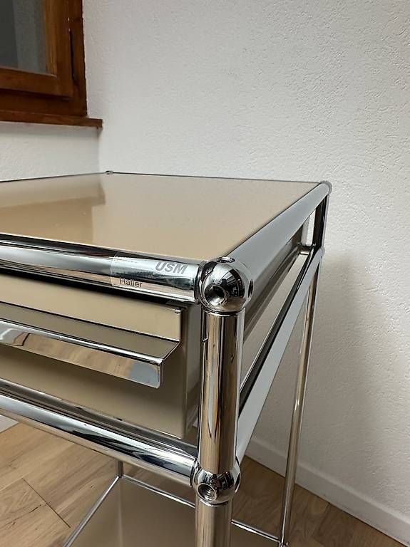 USM Scaffali: Desserte USM Haller en Beige // Ref. AY0395 – Usato da Ravoire venduto da ARKY_s 4