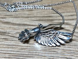 einzigartige 925 Silberkette - Adler 🦅🌫️