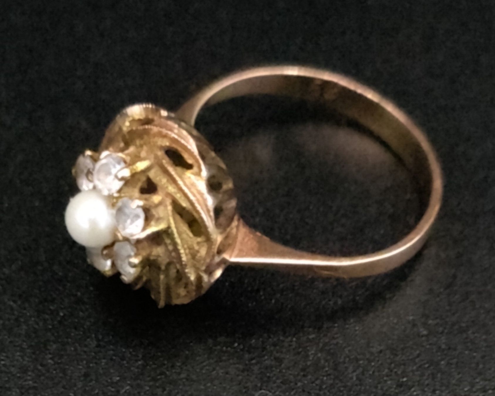 Bagues: Ring, 585er Gelbgold, mit echter Perle – D'occasion à Rorschacherberg par snOOpydOg11 7