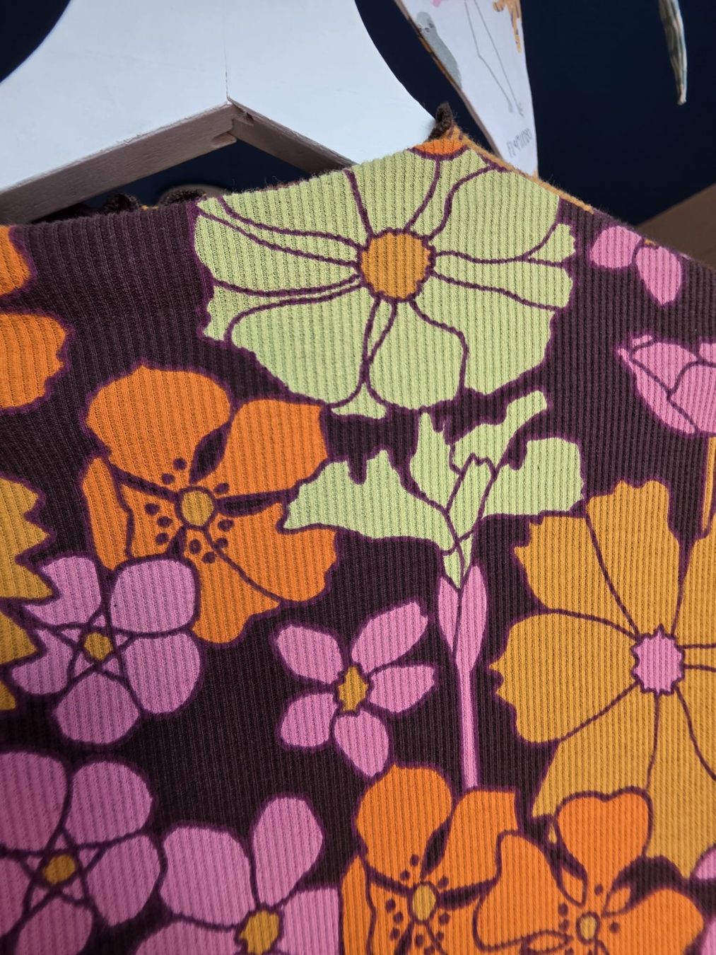 Vestiti: DEDICATED. Maxikleid Bio-Baumwolle - Retro Blumen - Gr. S – Usato da Zürich venduto da ric0404 4