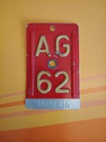 Velonummer AG Aargau 1962