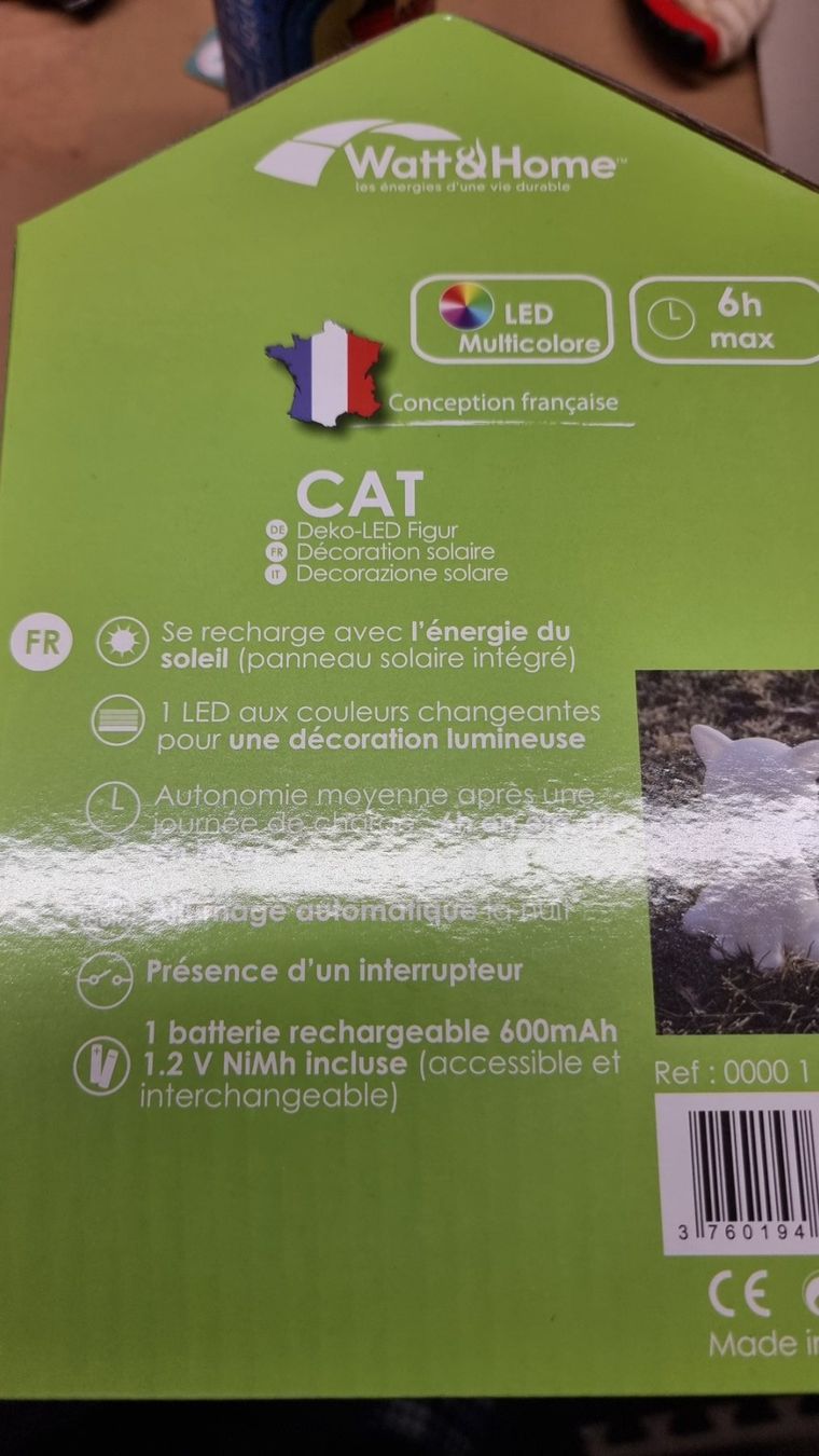 Lampade: Solarlampe Katze multicolor – Nuovo (secondo la descrizione) da Rebstein venduto da James-Dean 4