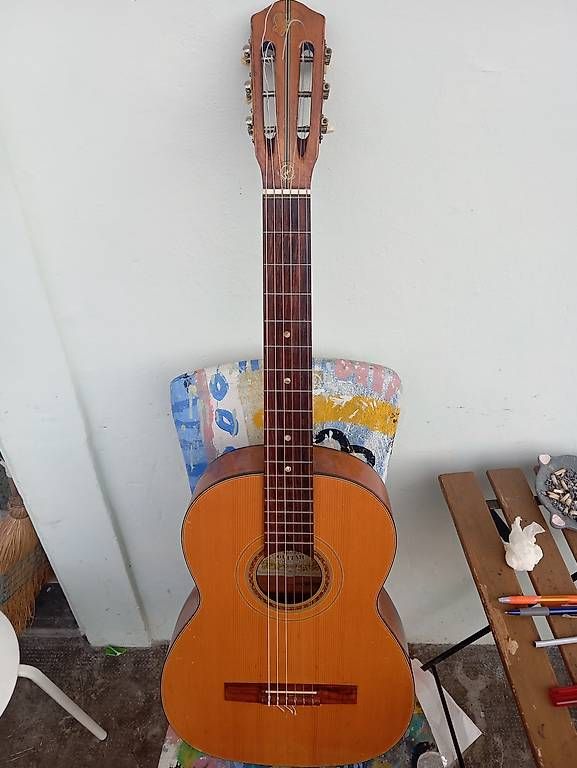 Suzuki Musikinstrumente: 1960 Vintage Suzuki guitar – Gebraucht aus Basel von Petergunn