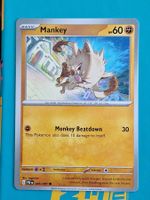 Mankey Menki - Pokemon Paldean Fates