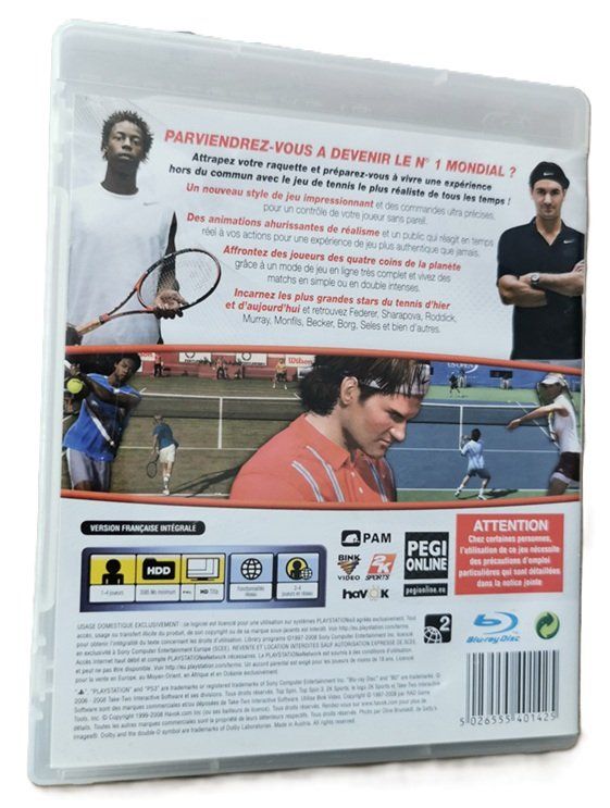 Spiele: TOP SPIN 3  (Playstation 3 Game, PS3, Roger Federer) – Gebraucht aus Wilen b. Wollerau von morethanmusic 2