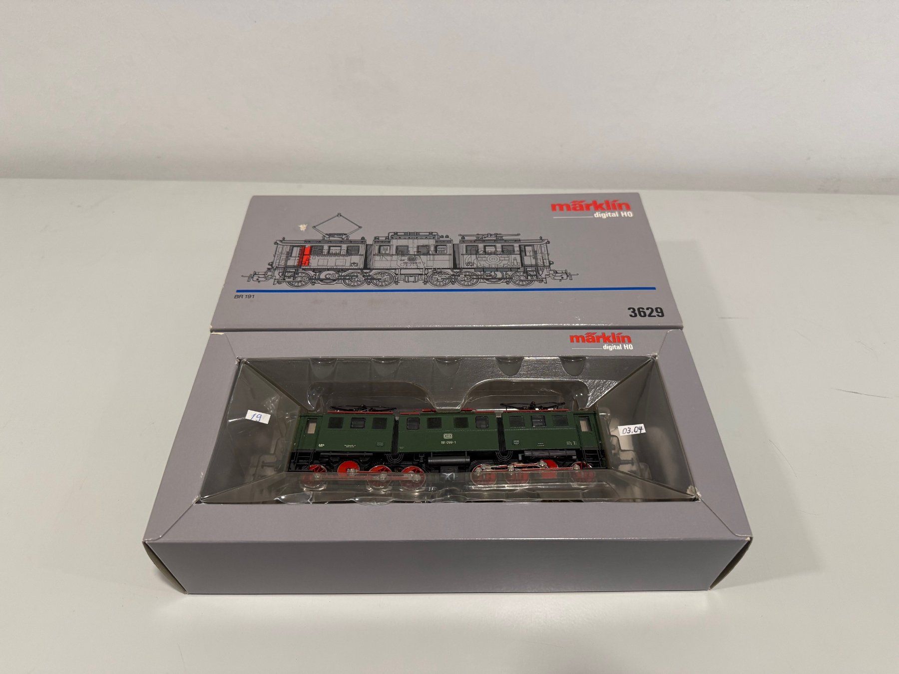 Märklin Modellini di ferrovie: Elektrolokomotive BR 191 der DB – Nuovo (secondo la descrizione) da Oftringen venduto da Pgi