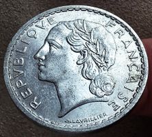 FRANKREICH 5 FRANCS 1947
