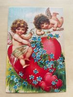 AK neu Amor 💘  Valentinstag Kitsch Nostalgie Herzen
