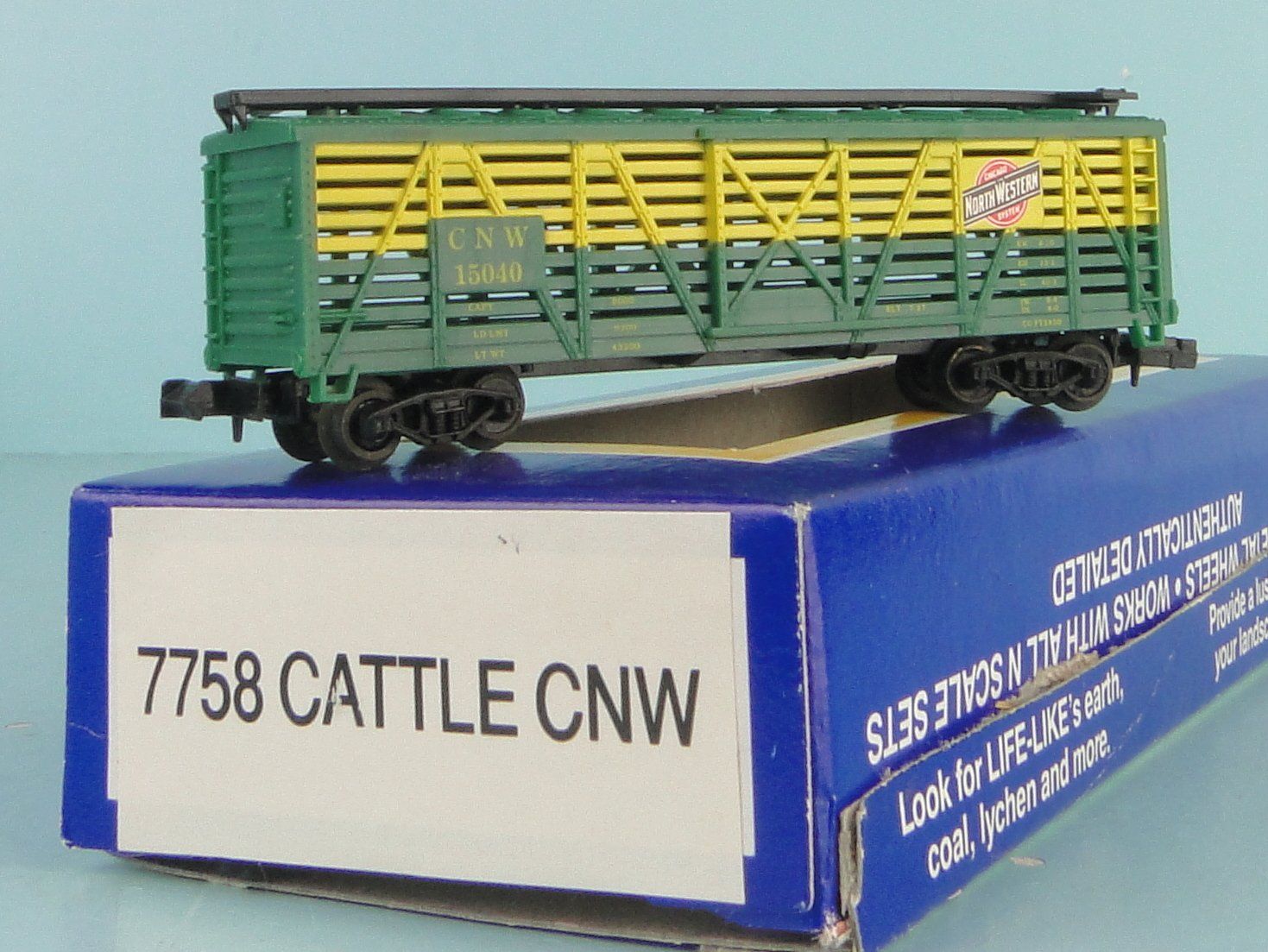 Modellini di ferrovie: Life-Like Spur N Cattle CNW – Usato da Bülach venduto da Albitrain