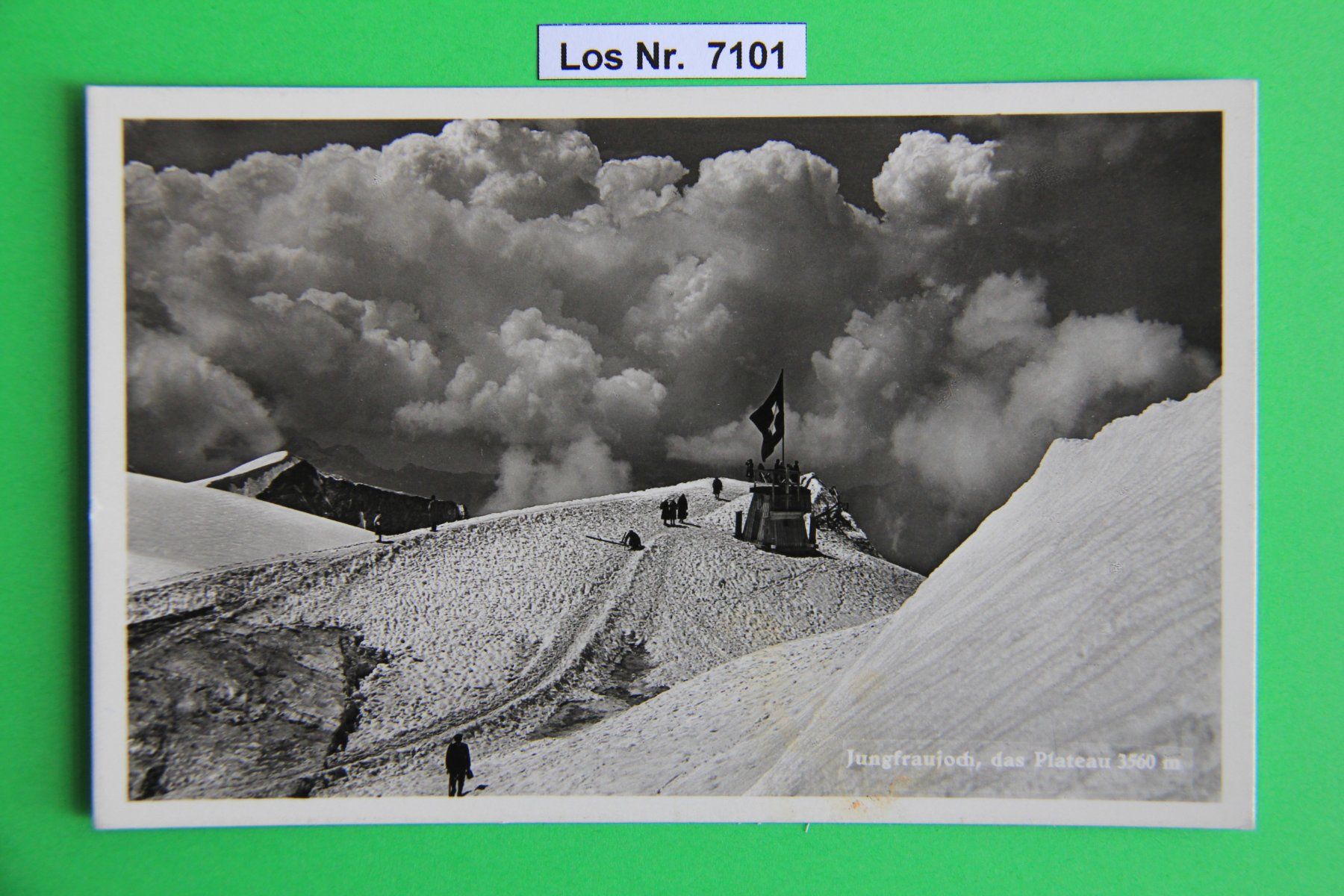 Cartoline postali: CH Ansichtskarte Jungfraujoch 30iger Jahre          Los 7101 – Usato da Volken venduto da jukon65