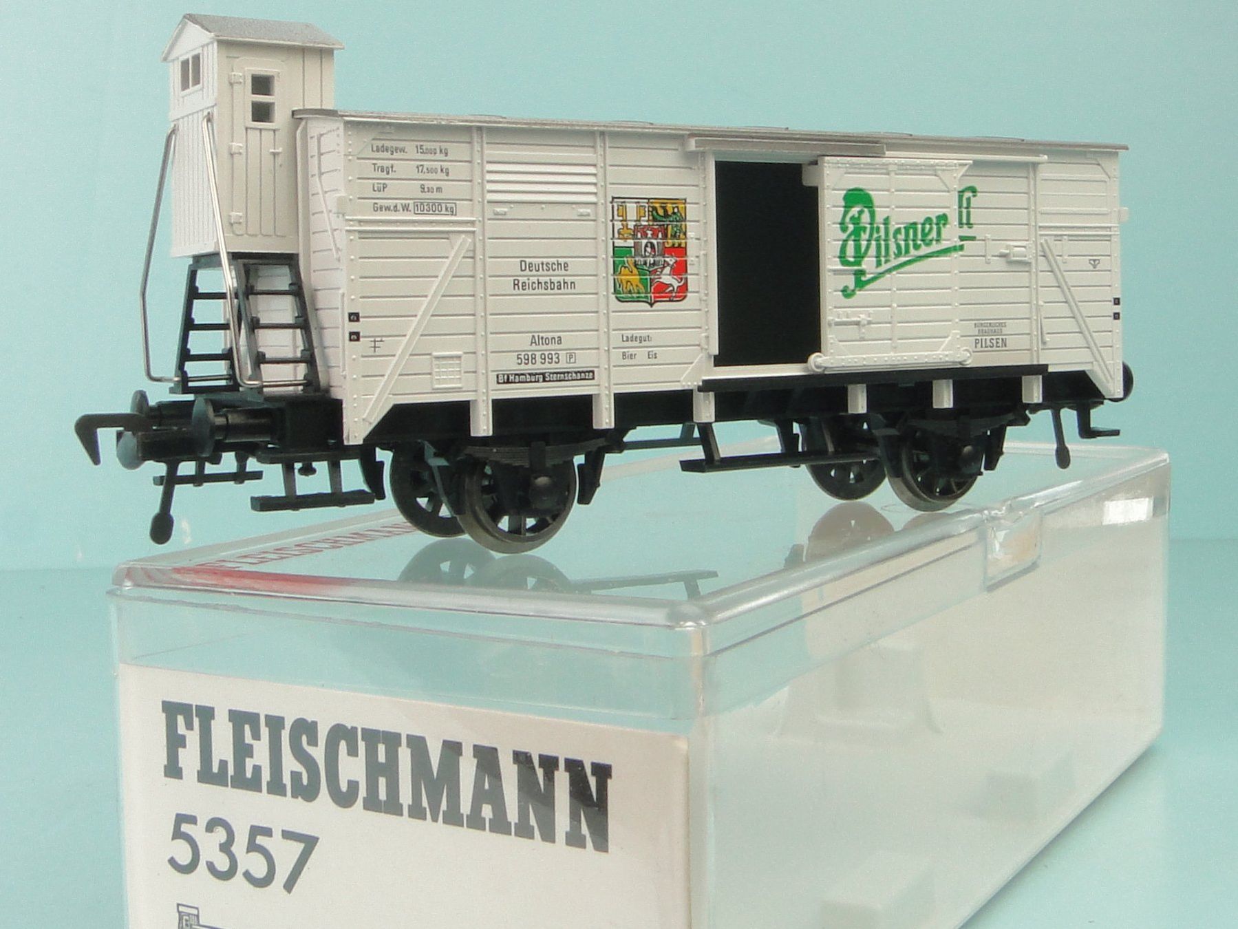 Fleischmann Modellini di ferrovie: Fleischmann 5357 Pilsner Urquell , NEU – Usato da Bülach venduto da cann11