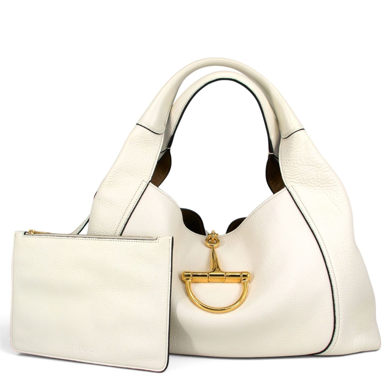 Gucci Sacs femmes: Gucci Softbit maxi shoulder bag crème – D'occasion à Binningen par Designerlabels