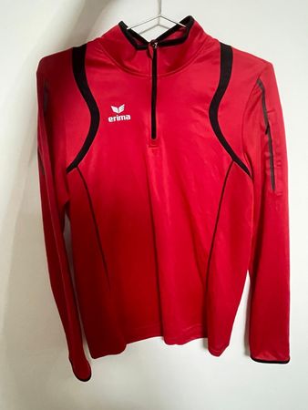 Erima Razor Longsleeve, Rot/Schwarz, Grösse 42