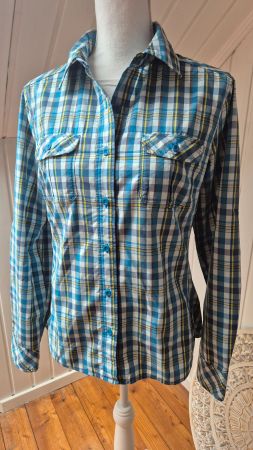 THE NORTH FACE 💚💛🤍💙  damen bluse hemd  Grösse M