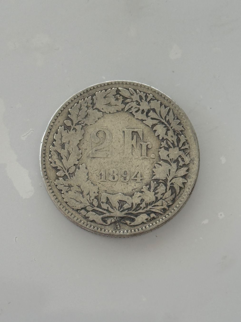 Alle Münzen: 2 Franken 1894  Rar – Gebraucht aus Wallisellen von SWISS_SILVER1