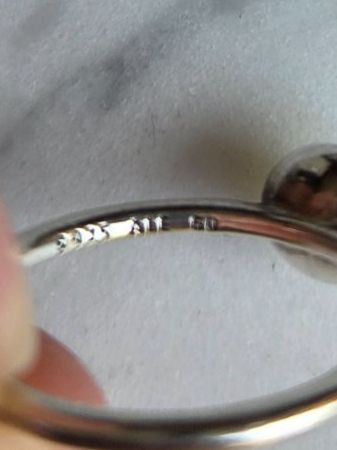 Pandora Anelli: Pandora Ring Gr. 50, Droplet Blau – Usato da Fislisbach venduto da Maieriisli25 2
