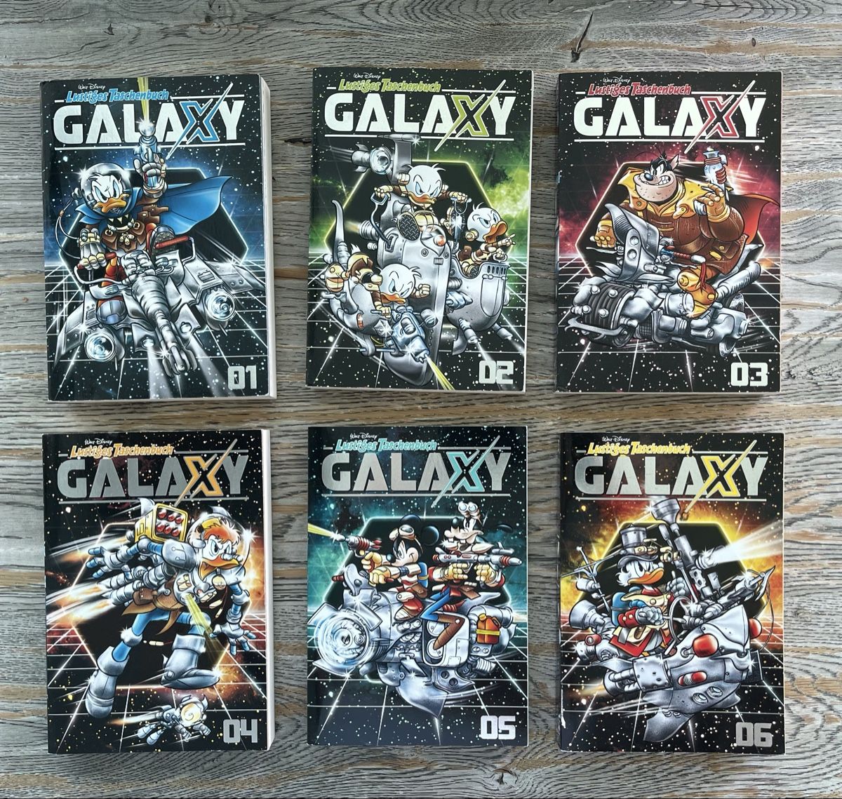 Fumetti: 6 Lustige Taschenbücher GALAXY  – Usato da Uetikon am See venduto da Foxilady13