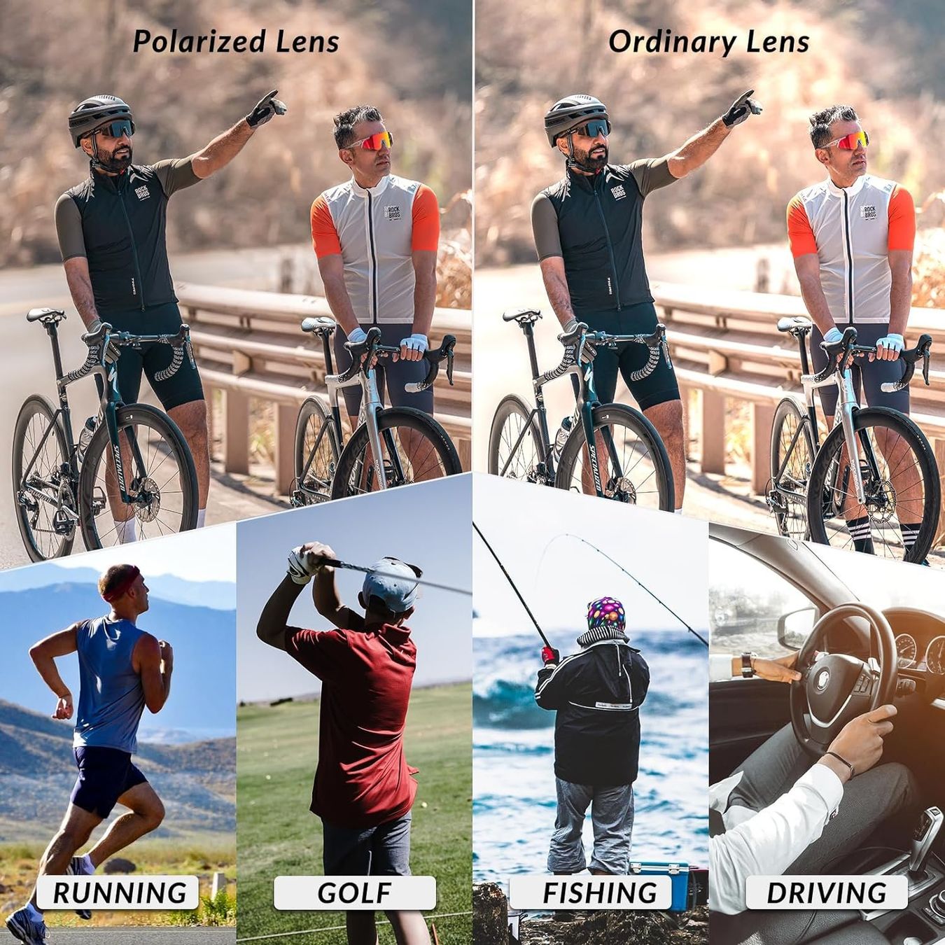 Occhiali & Lenti: Polarisierte Sonnenbrille mit 5 Wechselgläser – Nuovo e nell'imballaggio originale da Châtelaine venduto da topshop.switzerland 8