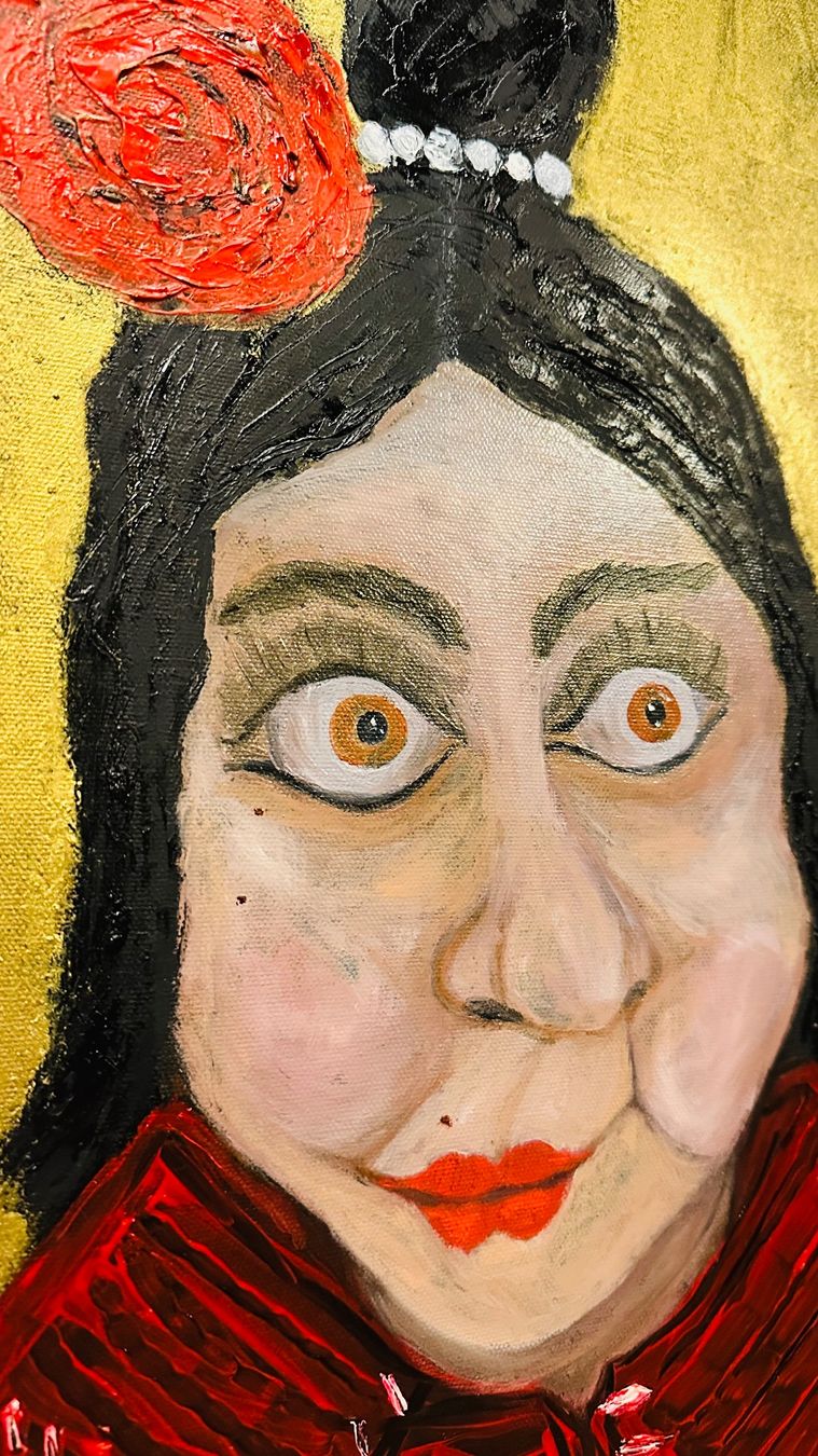Dipinti: Donna Rosa /Oil Bild/Kunst Doks – Nuovo e nell'imballaggio originale da Beromünster venduto da dok_b8mf 6