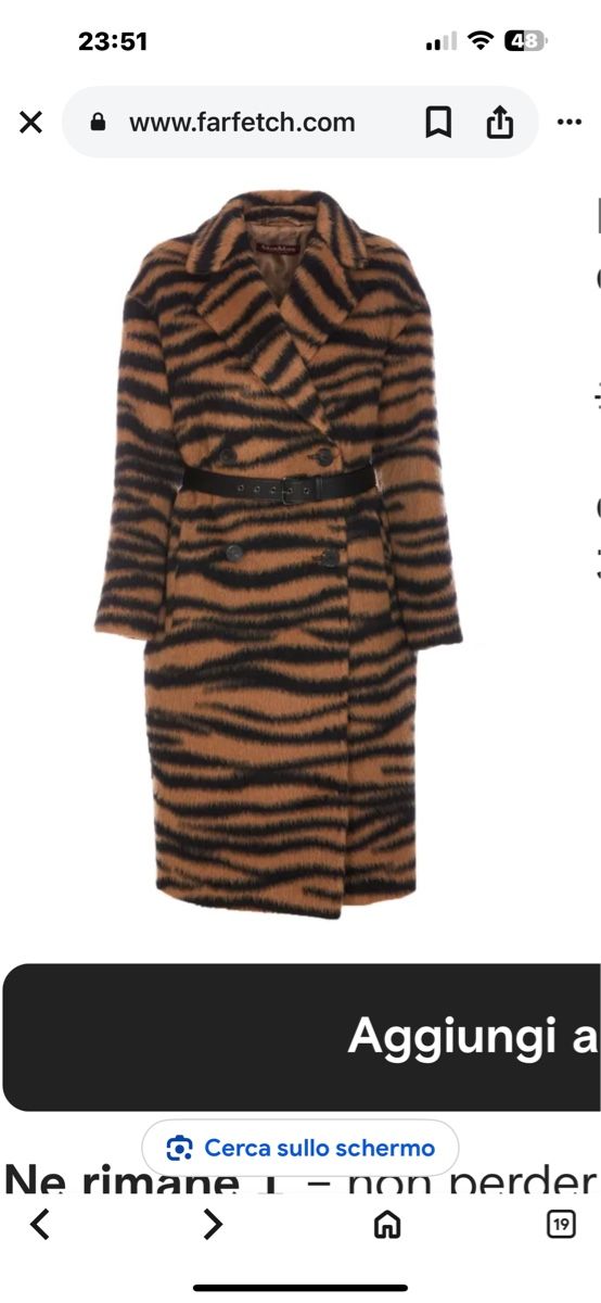 Max Mara Cappotti: Capottò Max Mara Tg.L , it.48 – Nuovo e nell'imballaggio originale da Paradiso venduto da fio_mhn6 4