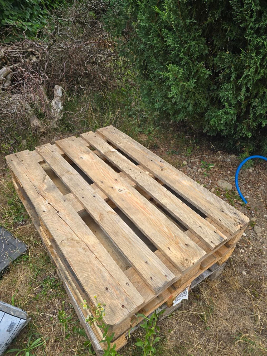 Palettes: 2 gebrauchte Holzpaletten / EPAL – D'occasion à Wiedlisbach par Philippe123 1