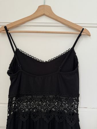 Schwarzes Sommerkleid Topshop
