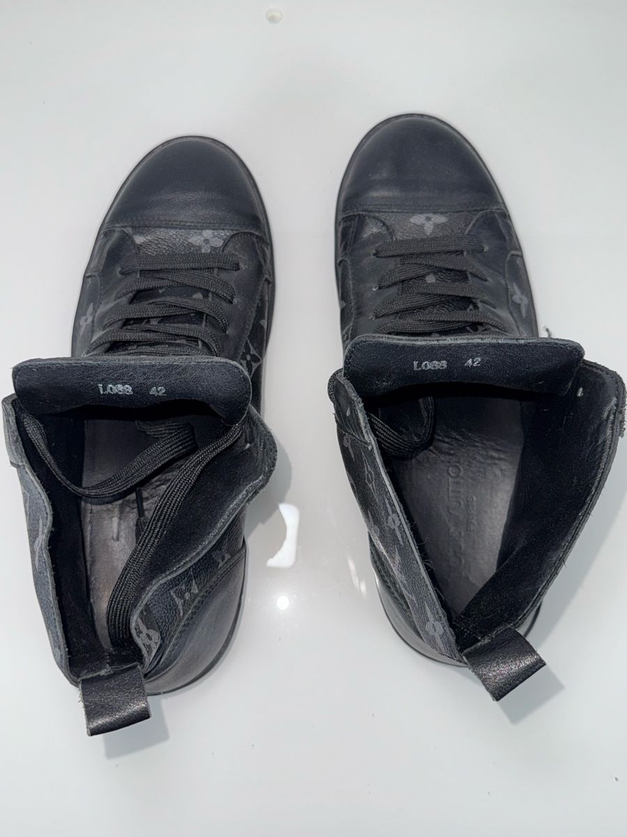 Louis Vuitton Scarpe da uomo: Louis Vuitton High Top Sneakers Schwarz Monogram – Usato da Glattpark(Opfikon) venduto da modewelt 3