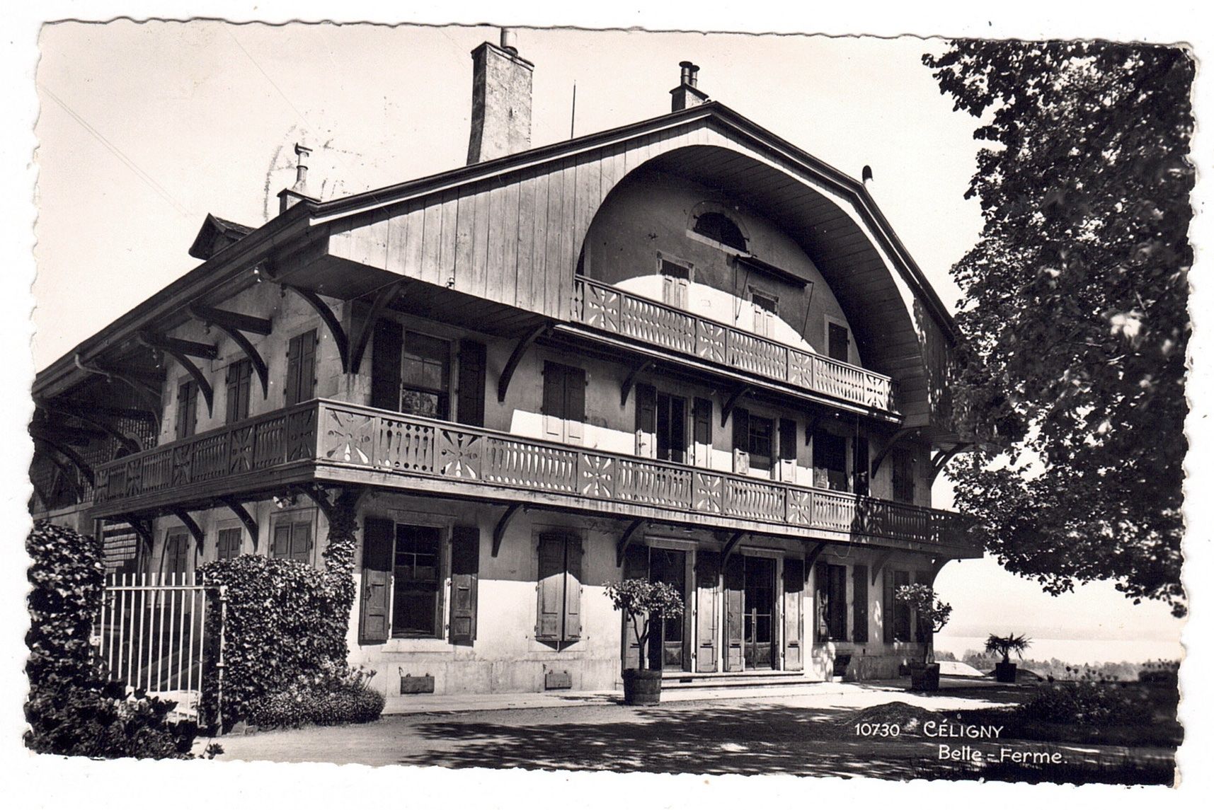 Ansichtskarten: Céligny, Belle ferme – Gebraucht aus La Tour-de-Peilz von amjust