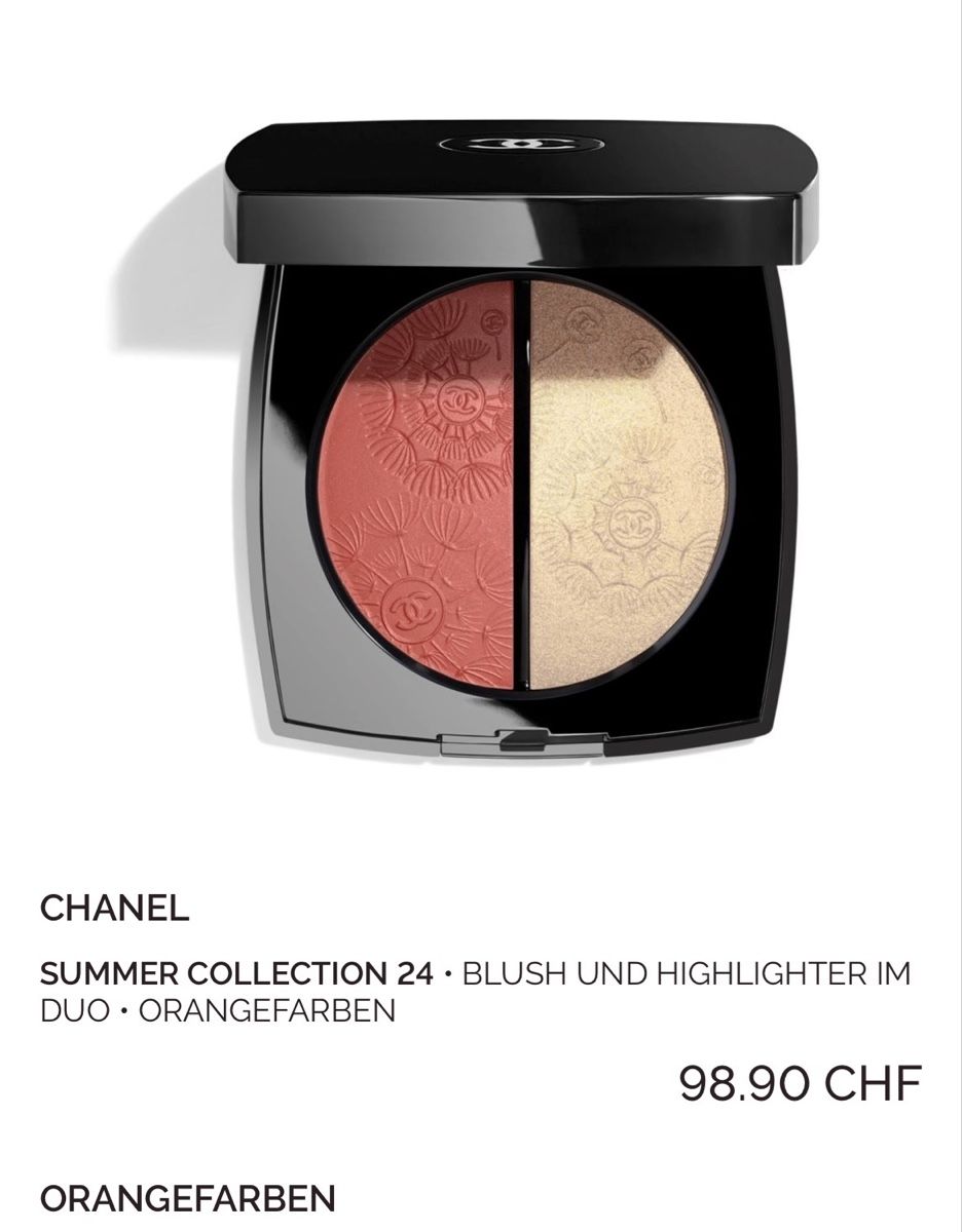 Chanel Make-up: CHANEL Blush Highlighter NP. 98.90 – Nuovo (secondo la descrizione) da Rüfenacht BE venduto da Milena_1 2