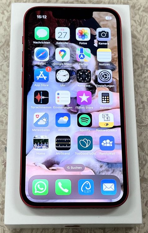 【A】iPhone 13 mini 256 GB SIMフリー　Red 本体