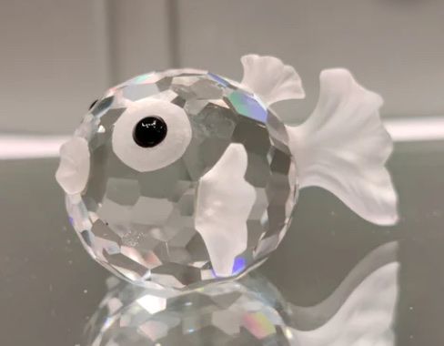 Swarovski Statuette: Swarovski Kugelfisch OVP – Usato da Buchs SG venduto da rosadoro1973 1