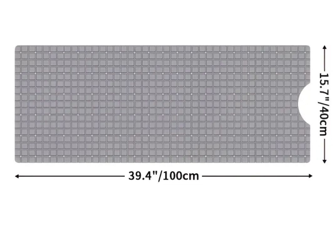Vasche da bagno: Badewannenmatte, grau, neu – Nuovo (secondo la descrizione) da Zürich venduto da ant_kk8r