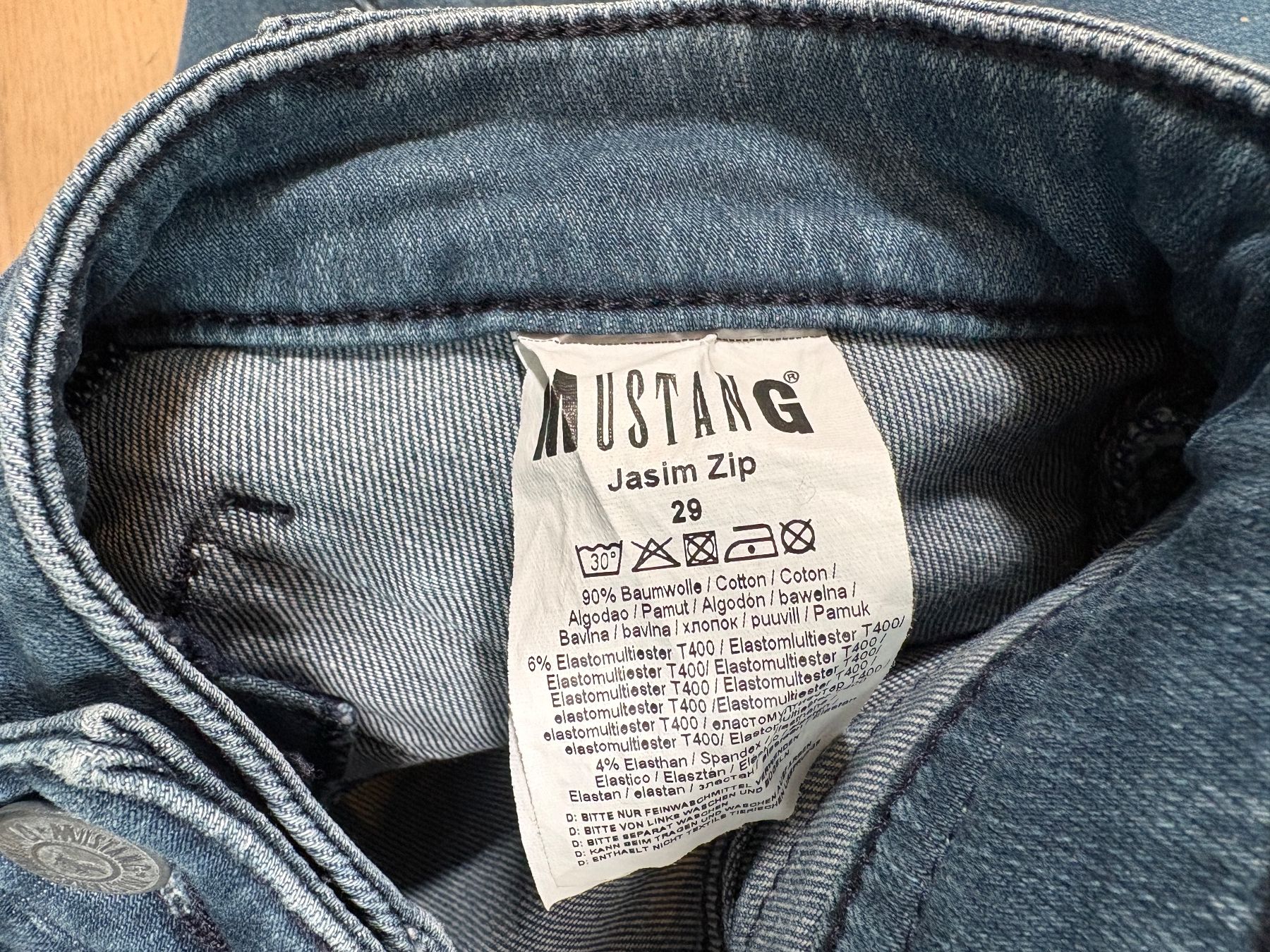 Jeans: Mustang Jeans, Modell Jasim Zip, Grösse 29 – Usato da Elgg venduto da Jo_Naj 2