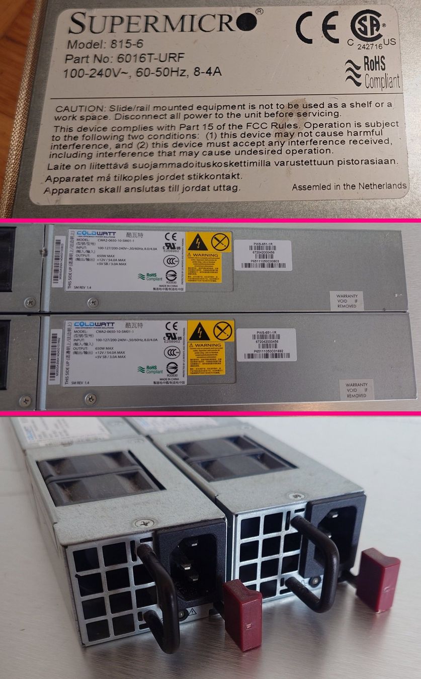 Supermicro Server: SuperMicro Server 1U 19" 2x PSU CPU | RAM | Mainboard | HDD – Usato da Ostermundigen venduto da Chrisascht 3