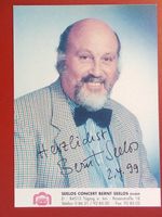 Bernt Seelos 1936-2018 Autogramm Fotopostkarte 10x15cm