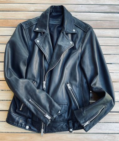 Blouson cuir AllSaints homme taille S