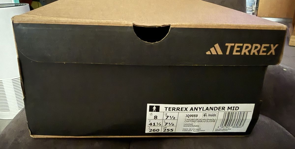 Adidas Scarpe da uomo: TERREX ANYLANDER MID WANDERSCHUH 41 M – Nuovo e nell'imballaggio originale da Leuggern venduto da zurichtiger 3