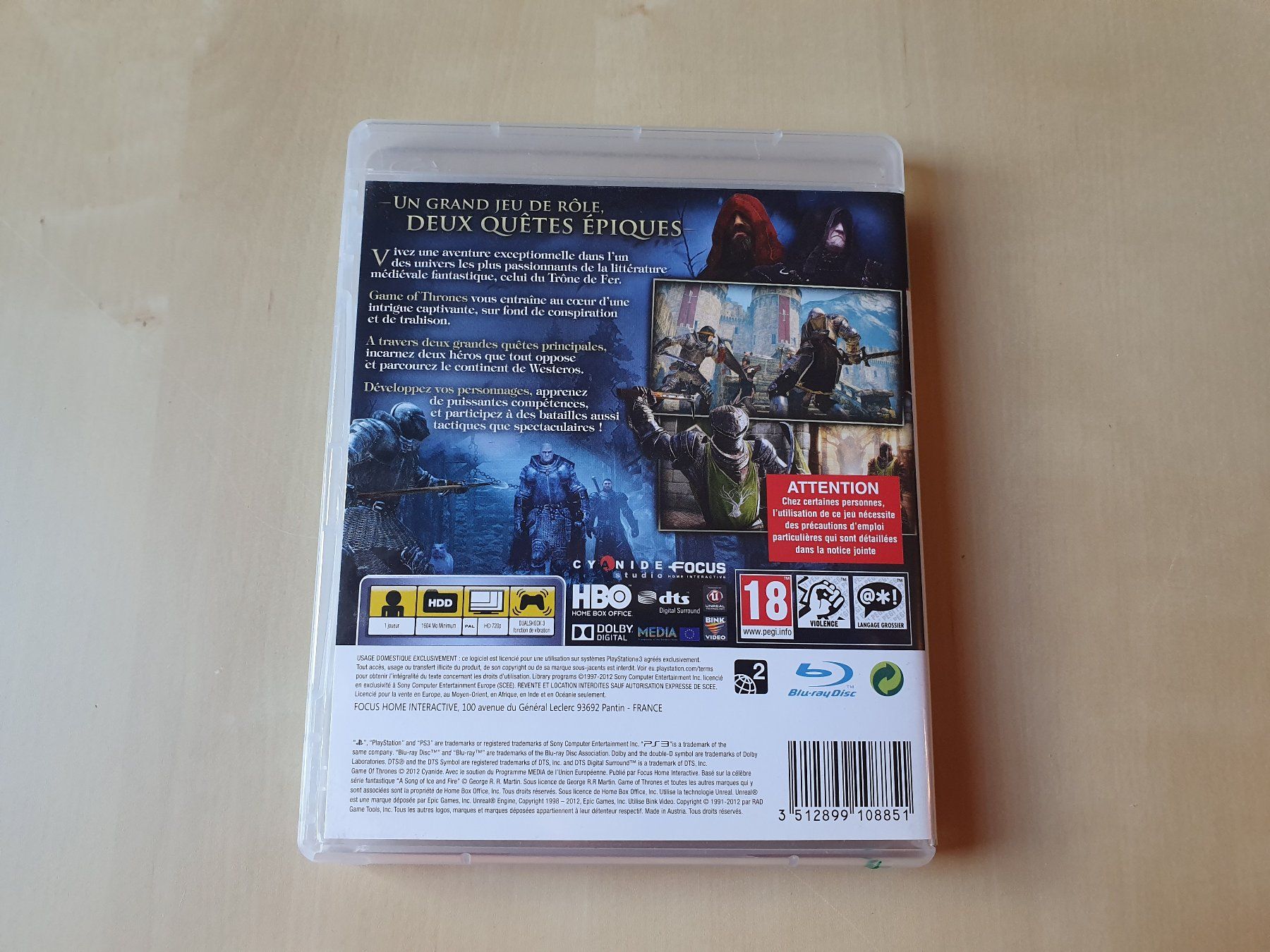 Sony Giochi: Game of Thrones le throne de fer – Usato da Stansstad venduto da collectorsshop 1