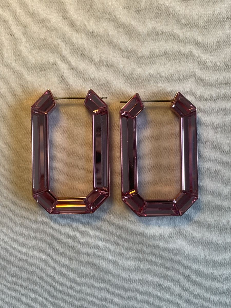 Swarovski Orecchini pendenti & Orecchini a lobo: Swarovski Kreolen rosa – Nuovo (secondo la descrizione) da Olten venduto da mic_b5c2