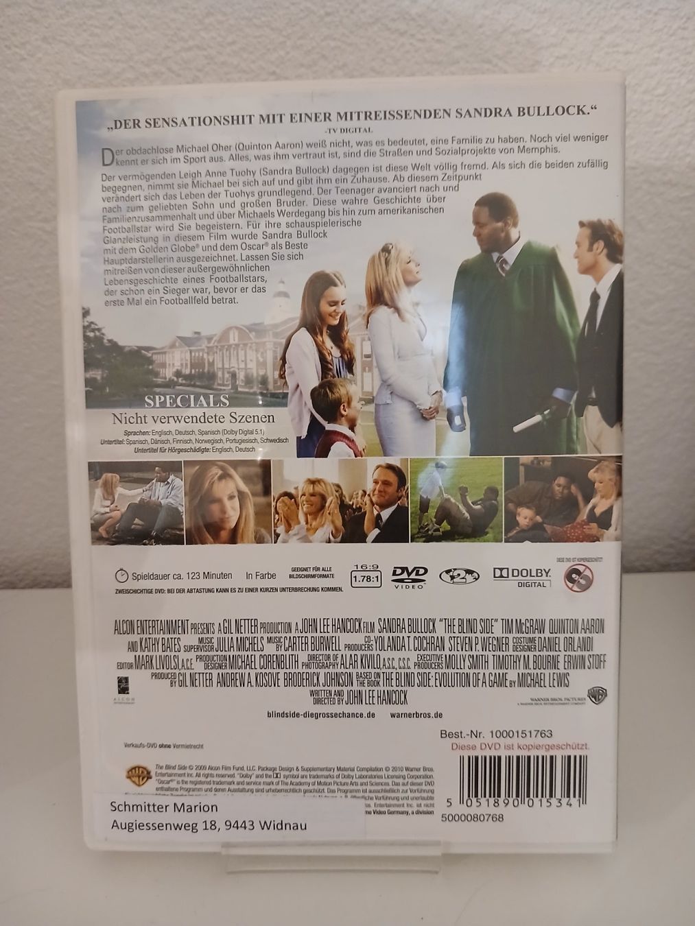 Tutti i DVDs: Blind Side-Die grosse Chance – Usato da St. Margrethen SG venduto da SamusAran 1